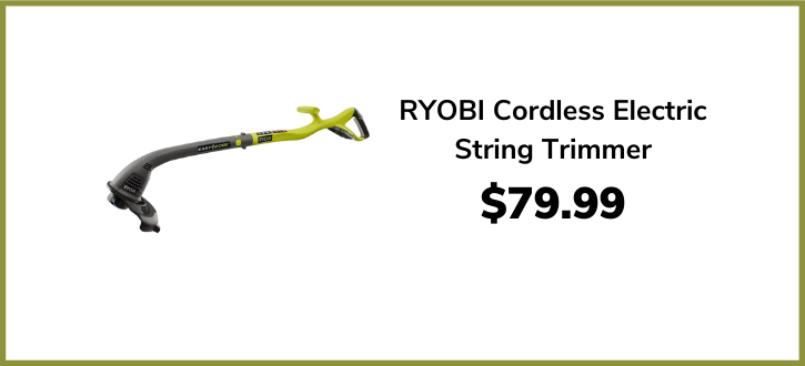 ryobi string trimmer for spring lawn care