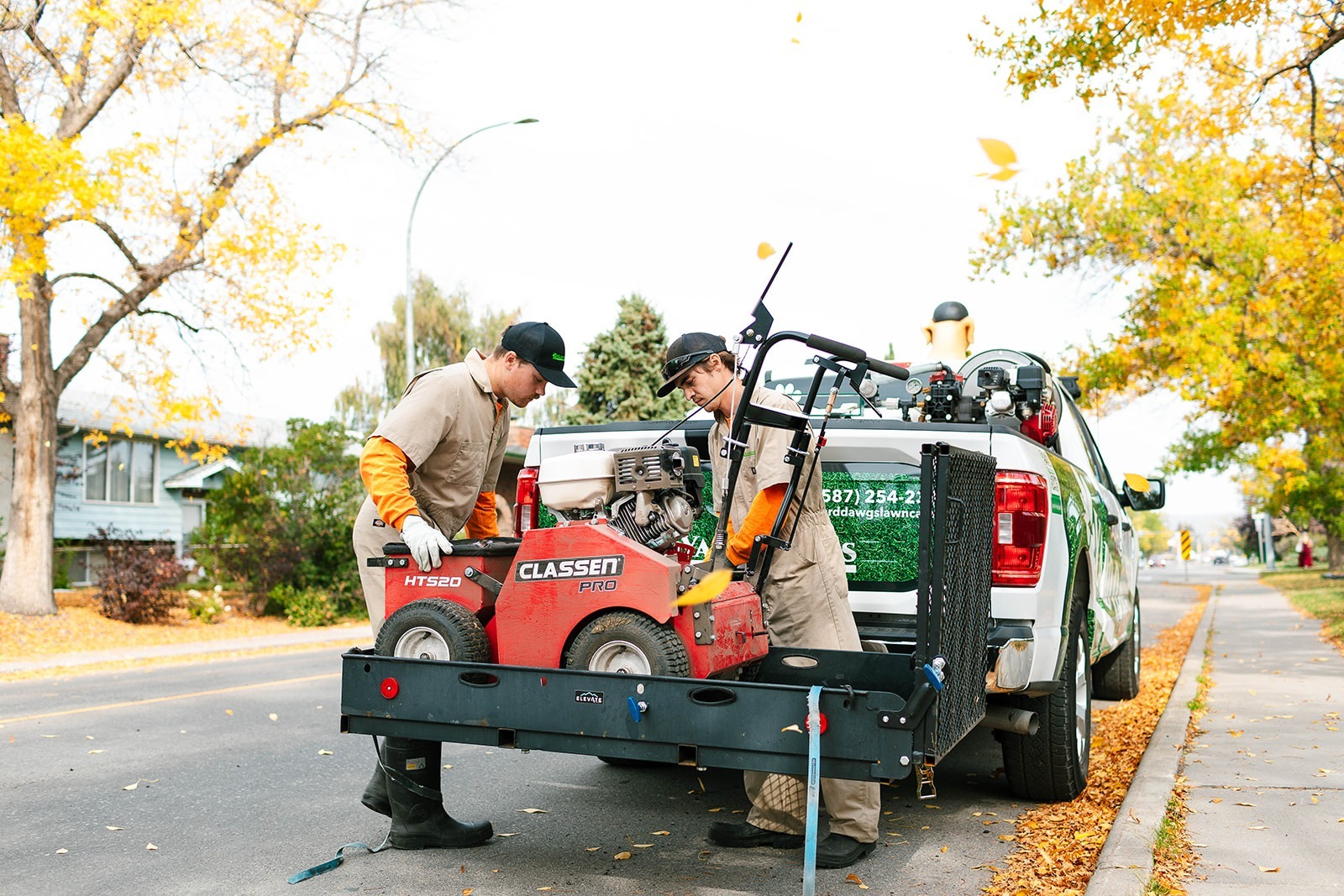 Lawn Aeration Service in Calgary